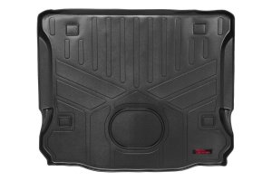 Jeep Wrangler Unlimited Rear Cargo Mat - Rough Country - Heavy Duty Floor Armor - '15-'18